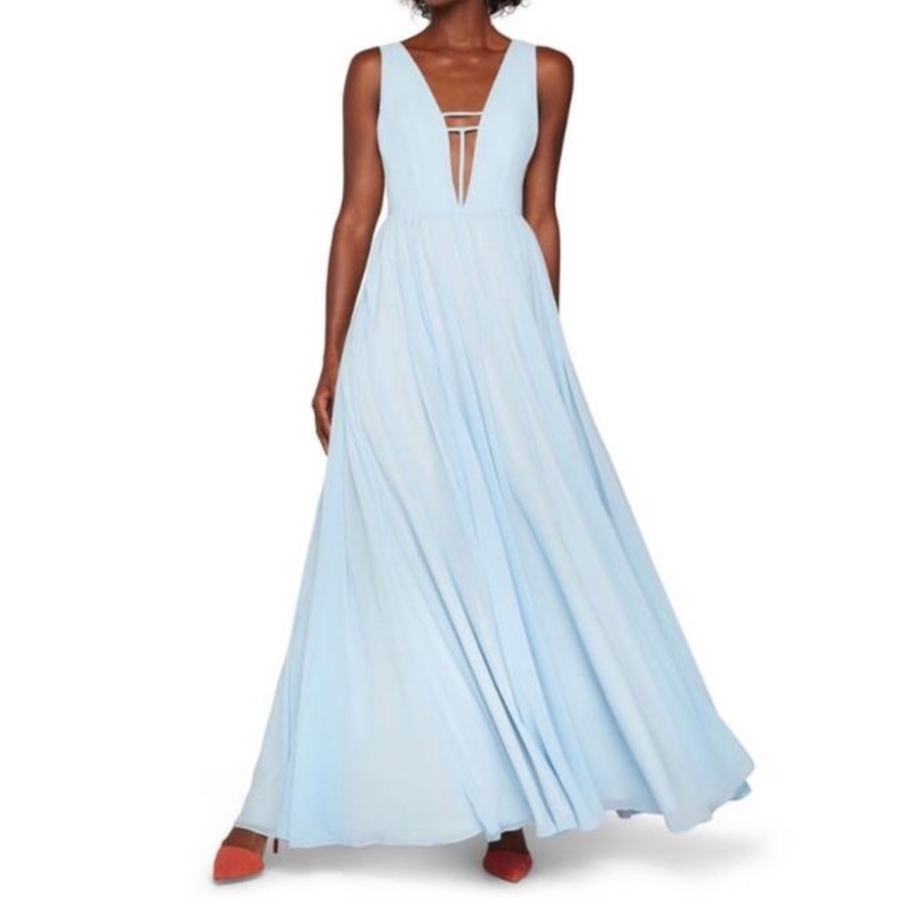 NWOT Fame and Partners Blue Summer Angel Dress